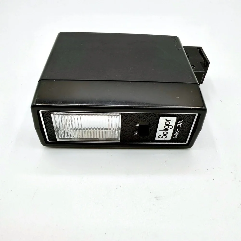 Soligor MK-3A Vintage Electronic Camera Flash Shoe Mount Black Japan MK3A